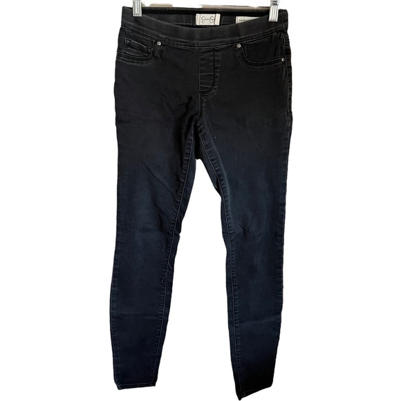 Jessica Simpson Faded Black Kiss Me Pull On Jeggings - Picture 2 of 9